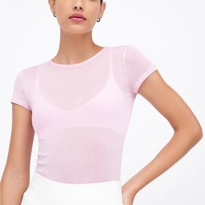 Marcella Sara Knit Sheer super soft baby tee